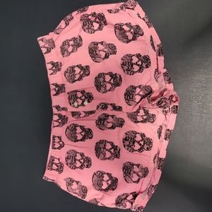 🔥2/$10🔥PINK Skull Lounge Shorts